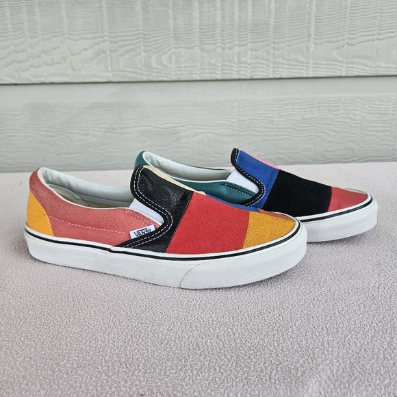 Vans Shoes - Vans Multicolor Slip-On Sneakers